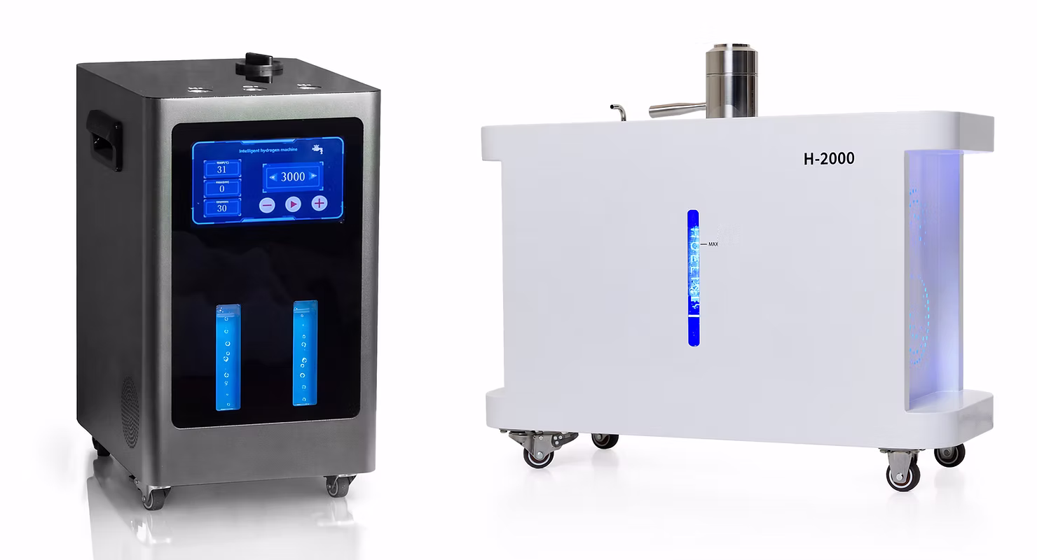 Generator wodoru molekularnego AURA3000 vs H-2000 Hue Light